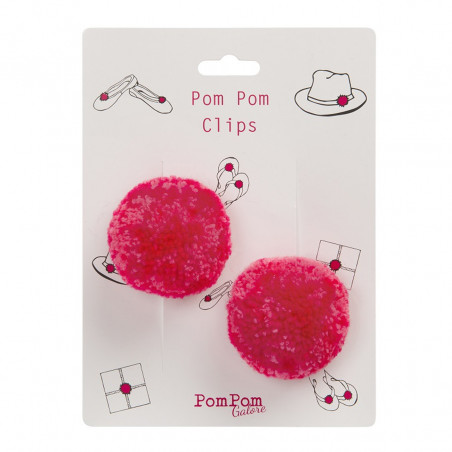 Pom Pom Clips Pink Large