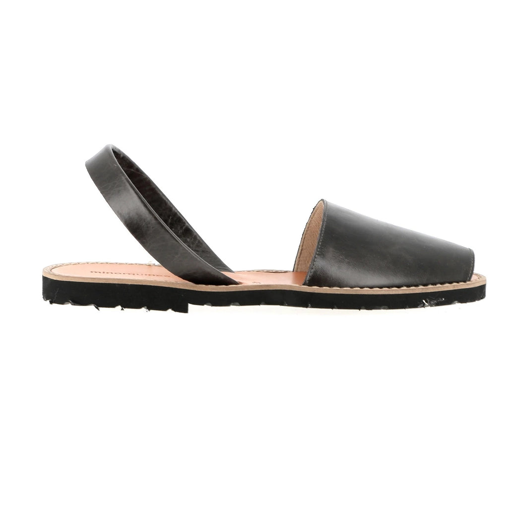 Avarca Cuir Vintage Dark Grey Homme