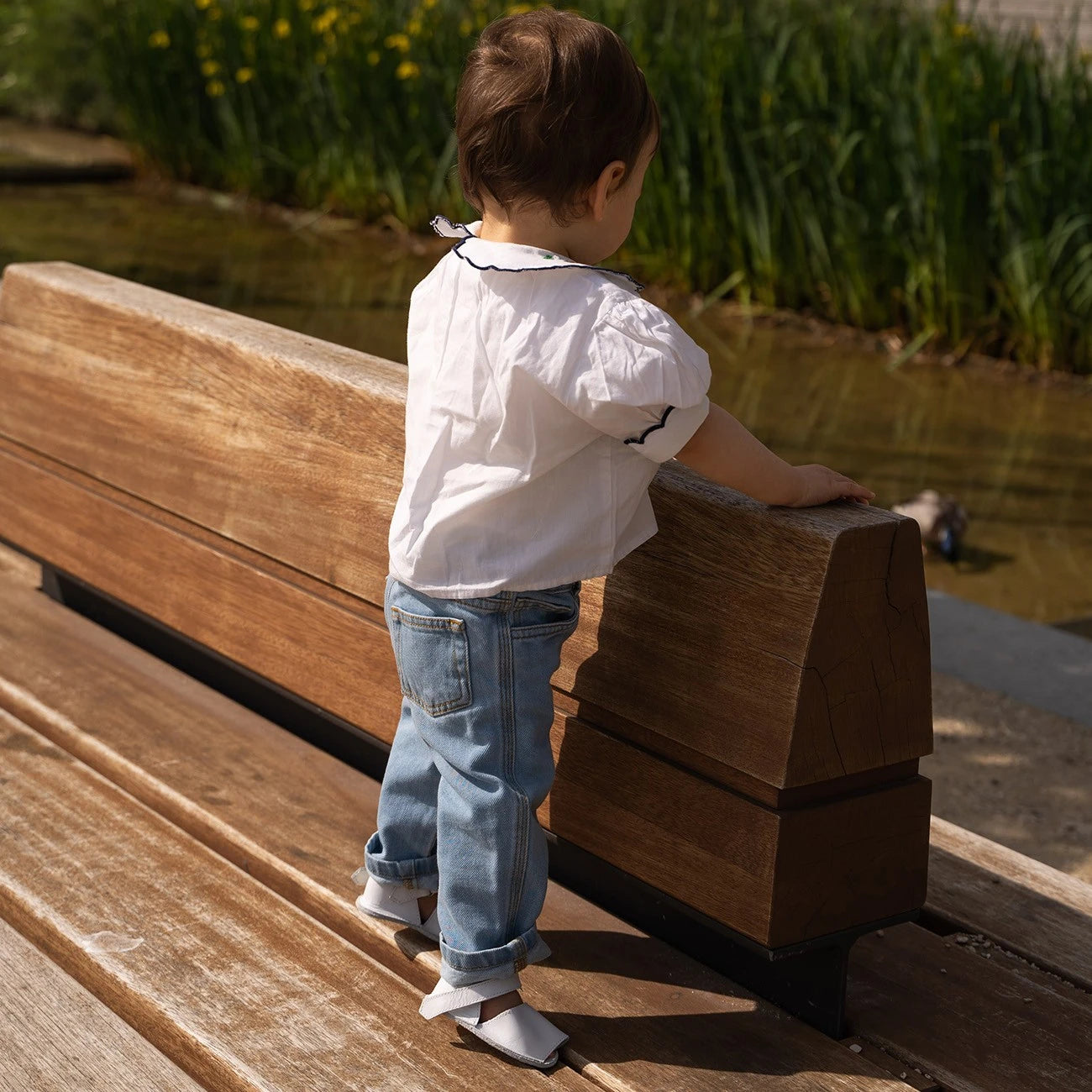 Frailera Baby Cuir Blanco