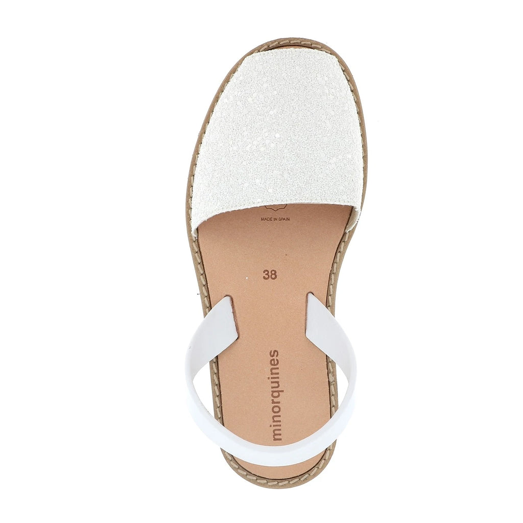 Avarca Paillettes Blanco