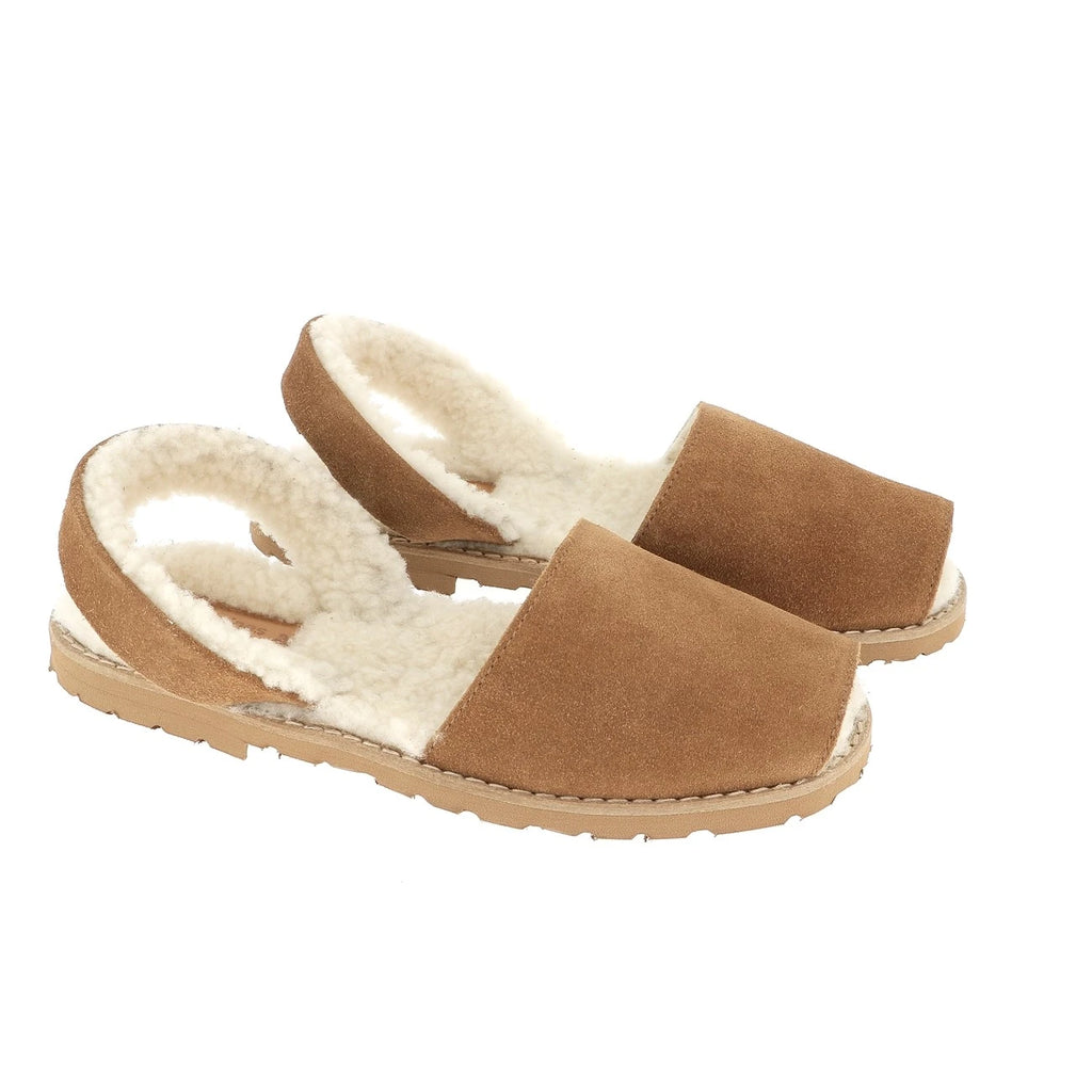 Avarca Mouton Merinos Marron