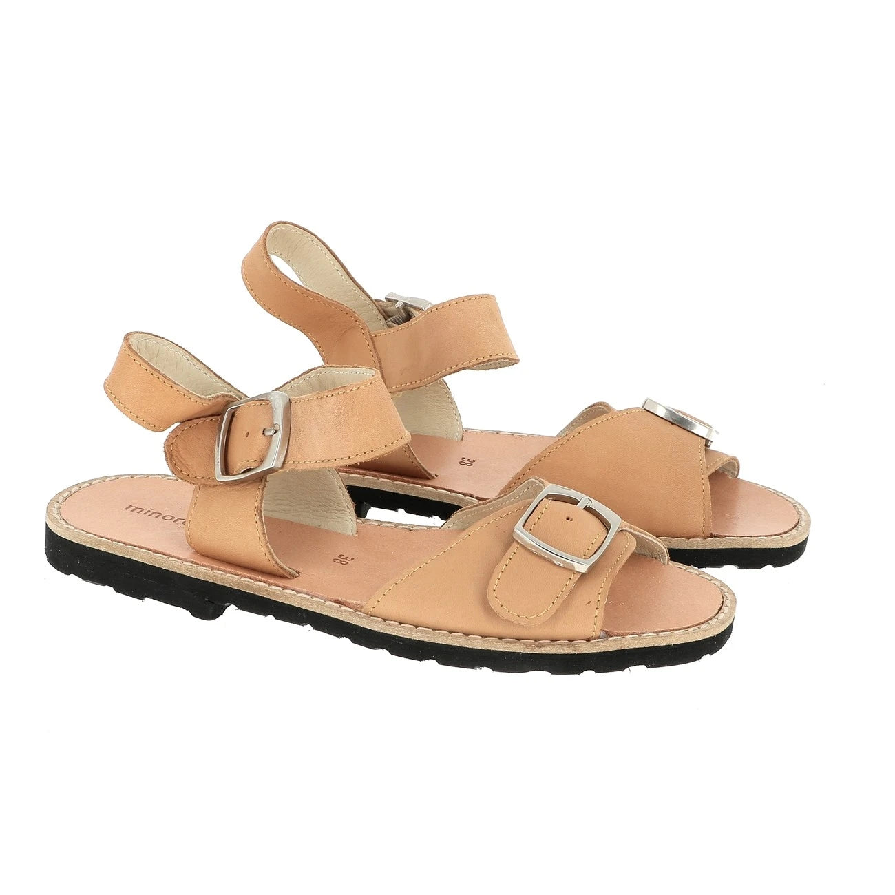 Avarca Boucle Cuir Naturel