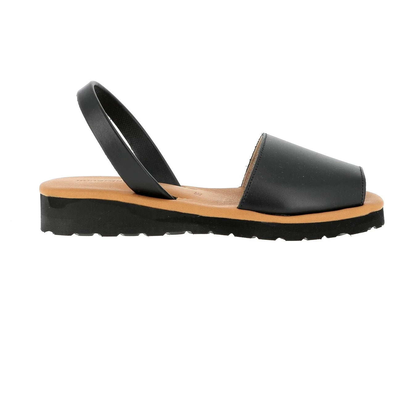 Avarca Platja Cuir Negro