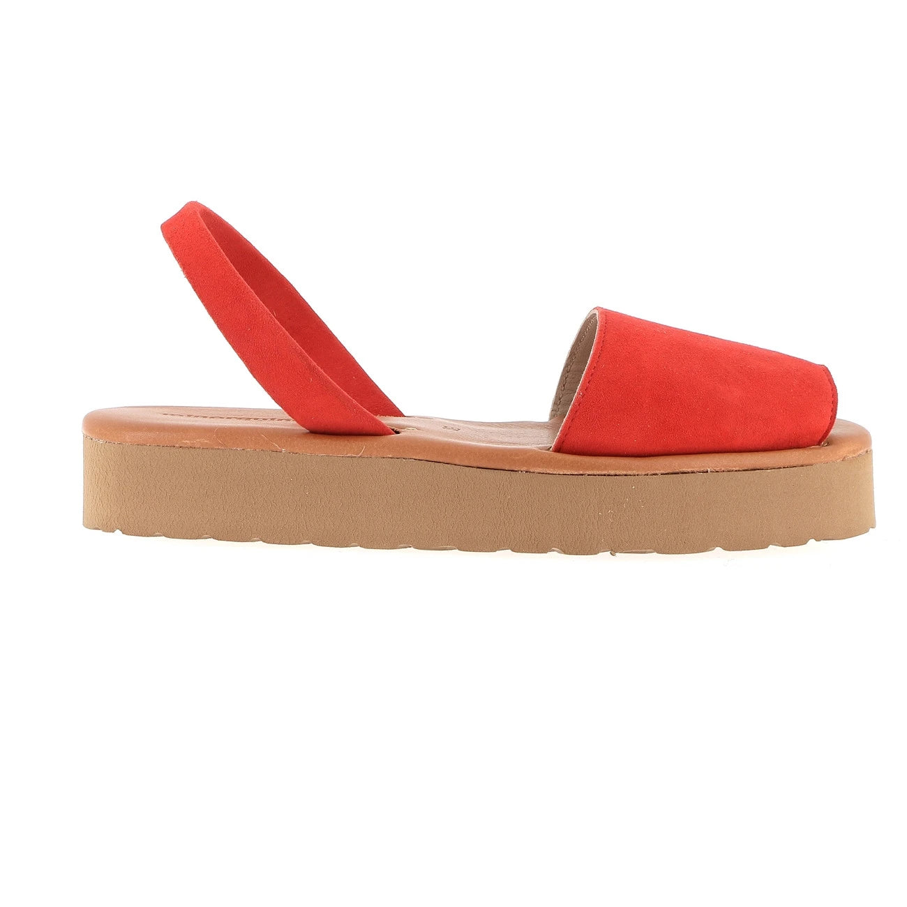 Avarca Platja Plateforme Daim Lips