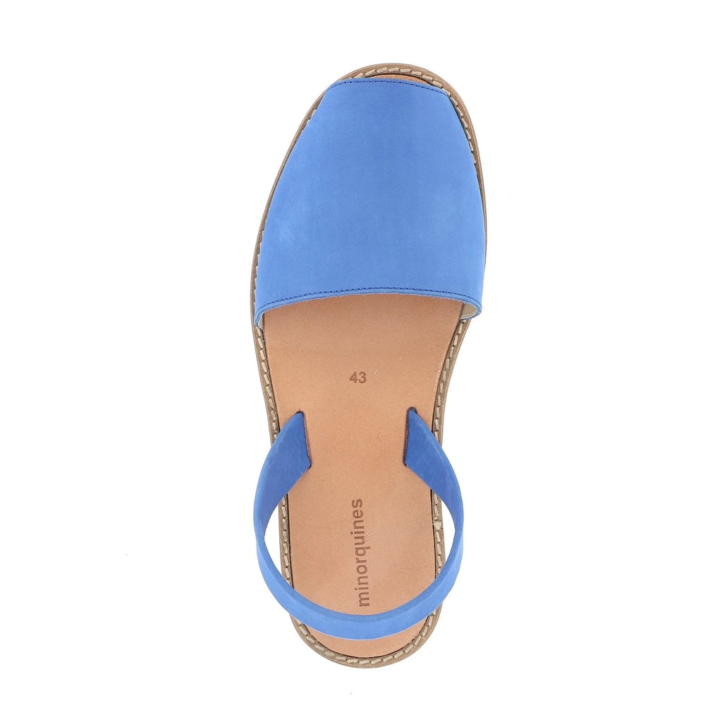 Avarca Nubuck Azul Océano Hombre