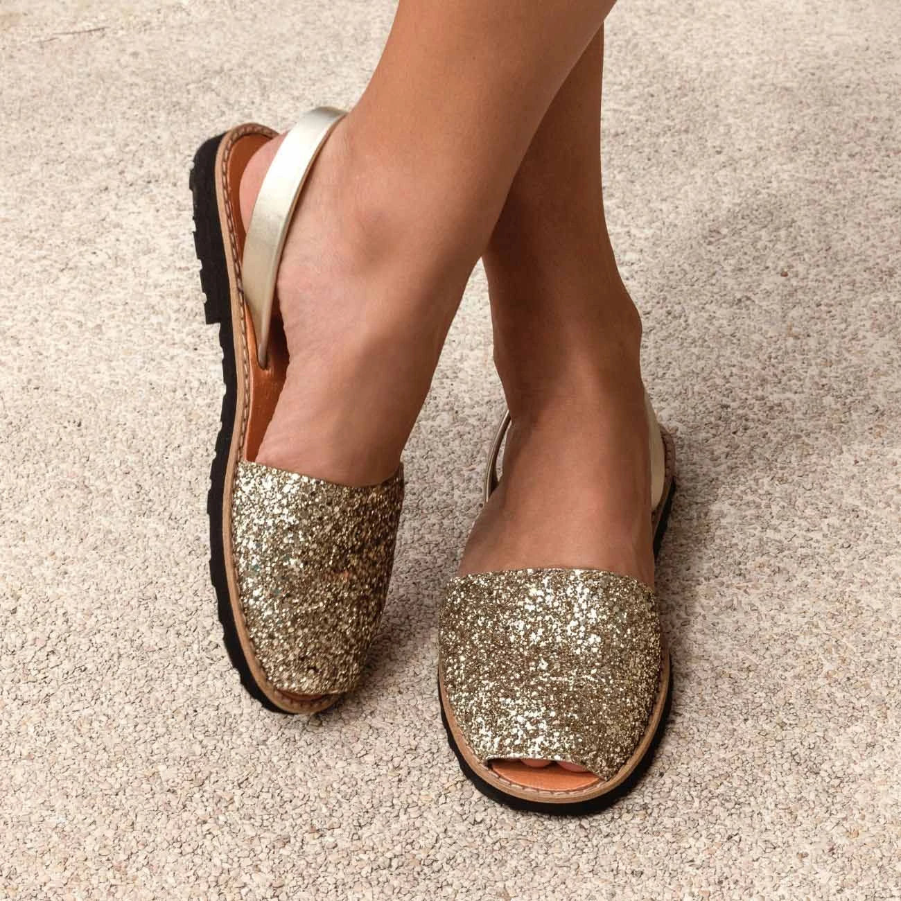 Avarca Paillettes Oro