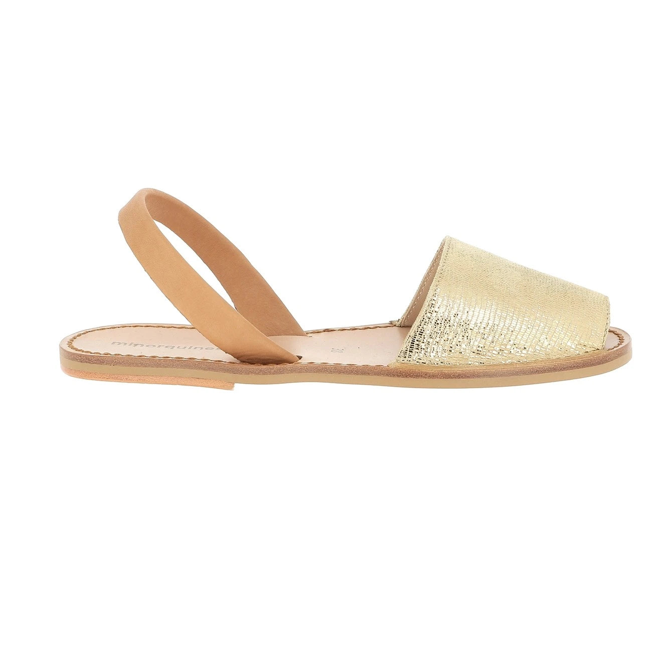 Avarca Neo Cuir Brillant Doré