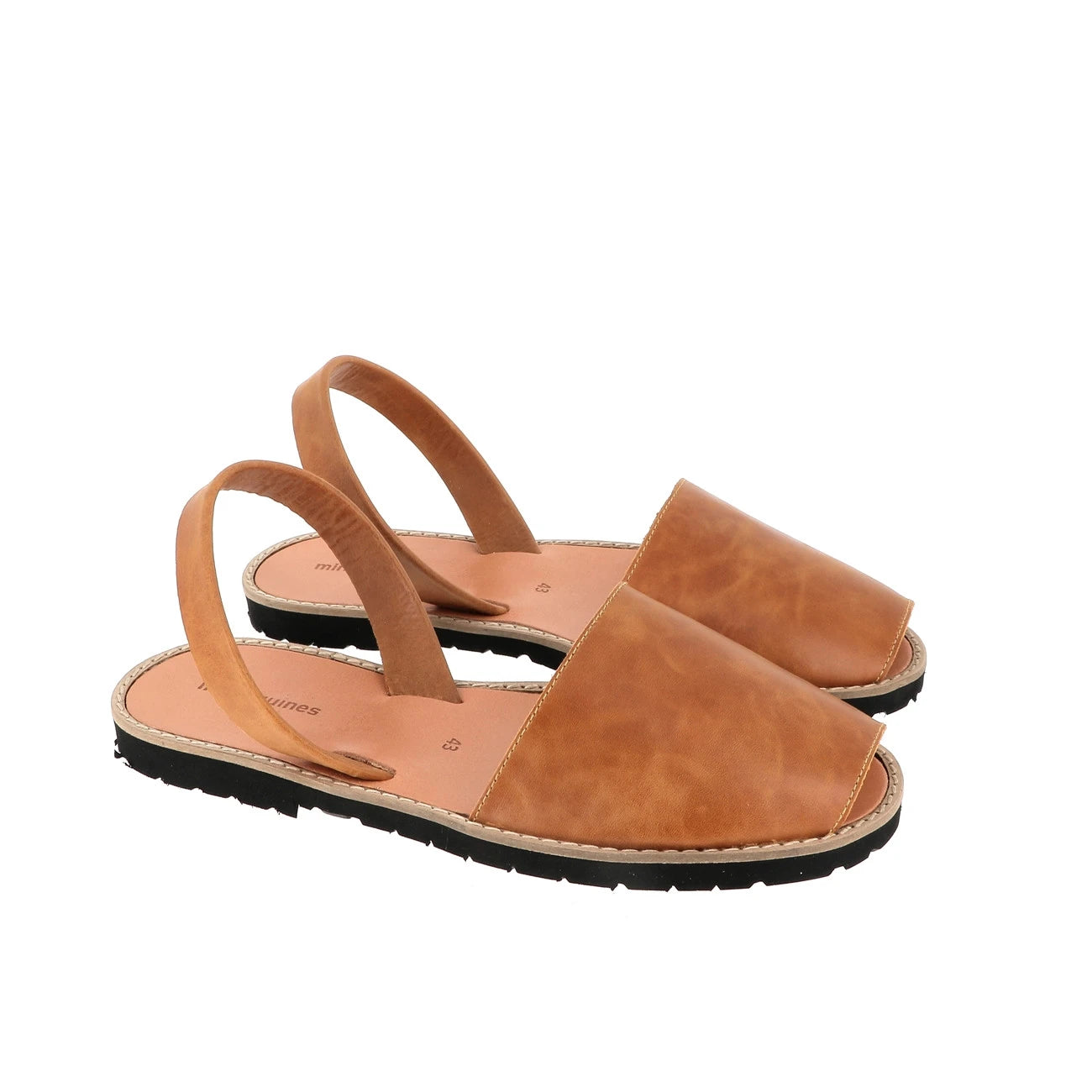 Avarca Cuir Vintage Golden Homme