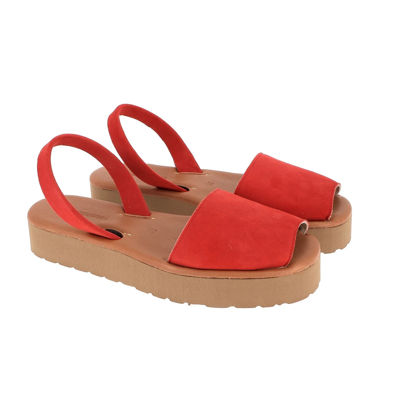 Avarca Platja Plateforme Daim Lips