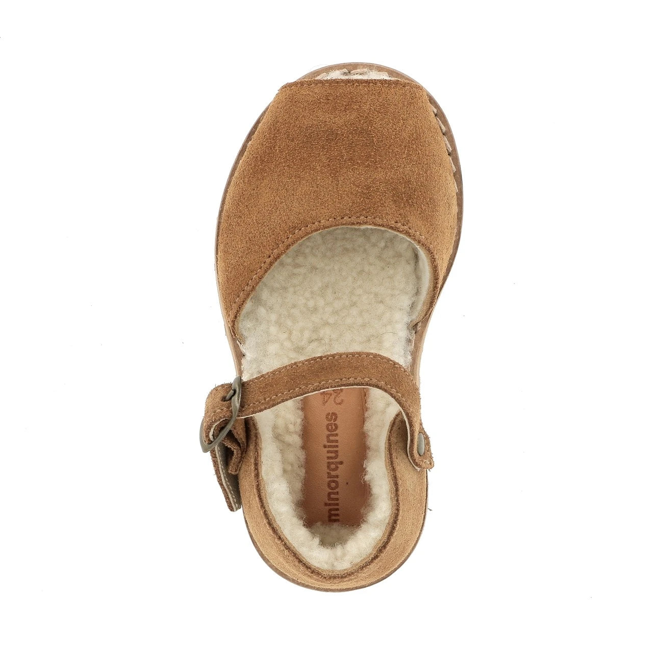 Frailera Boucle Mouton Merinos Marron