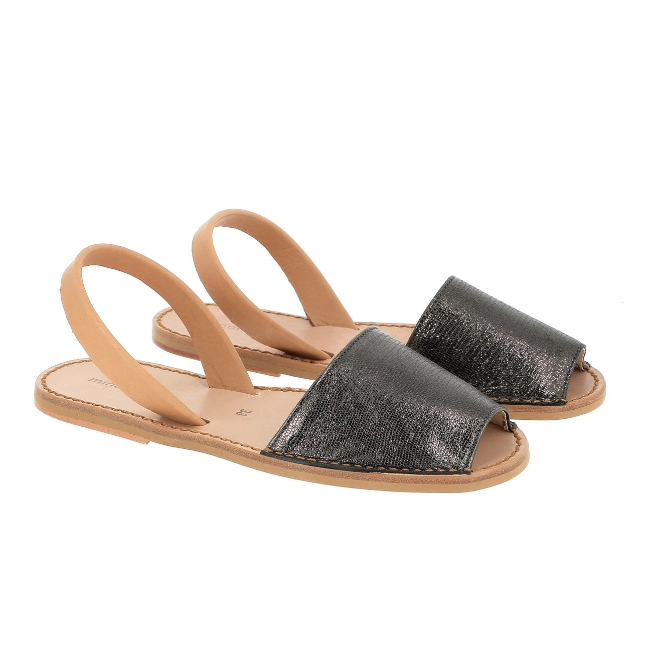 Avarca Neo Cuir Brillant Negro