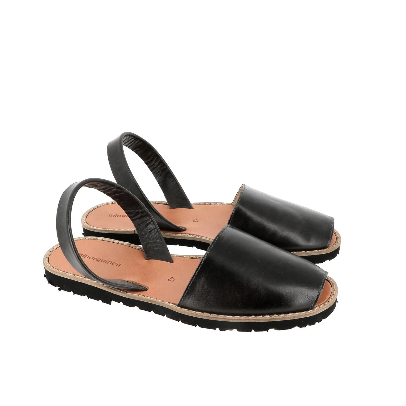 Avarca Cuir Vintage Dark Grey Homme