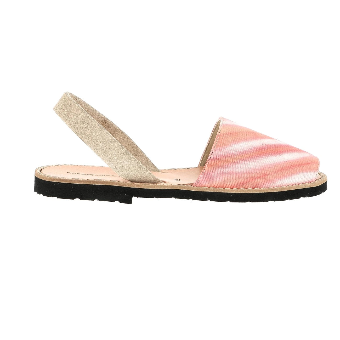 Avarca Tela Tie-Dye Rosa Rayada