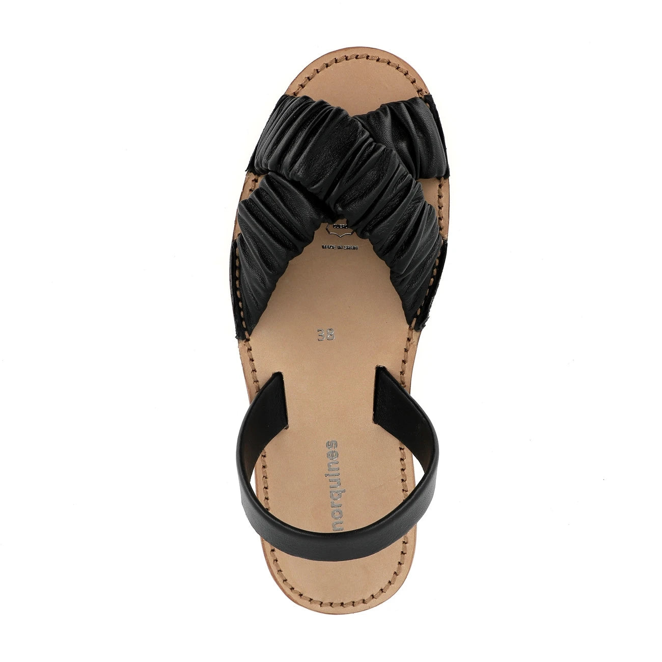 Avarca Neo Illueca Cuir Negro