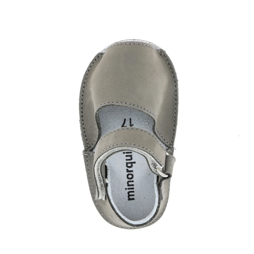 Frailera Bebé Nubuck Gris Oscuro