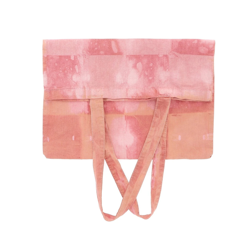 Avarca Tela Tie-Dye Rosa Rayada