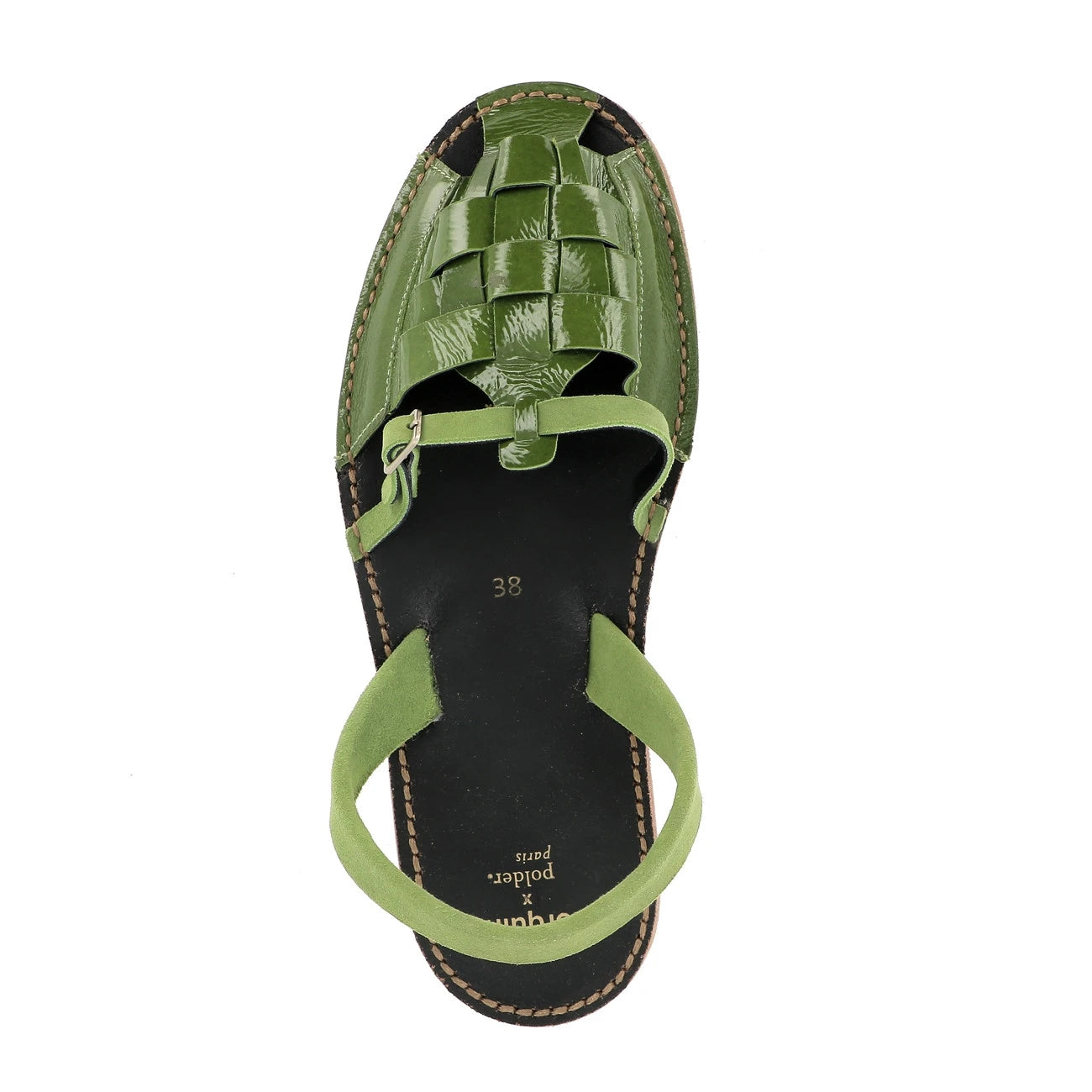 Avarca Calvi Cuir Vernis Yuca