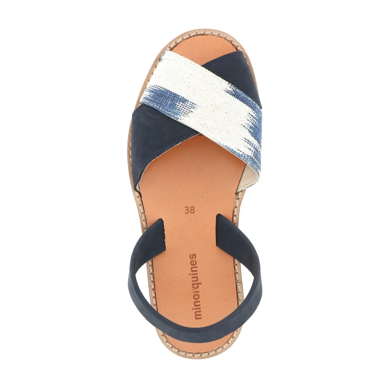 Avarca Cala Tela de Llengües Azul