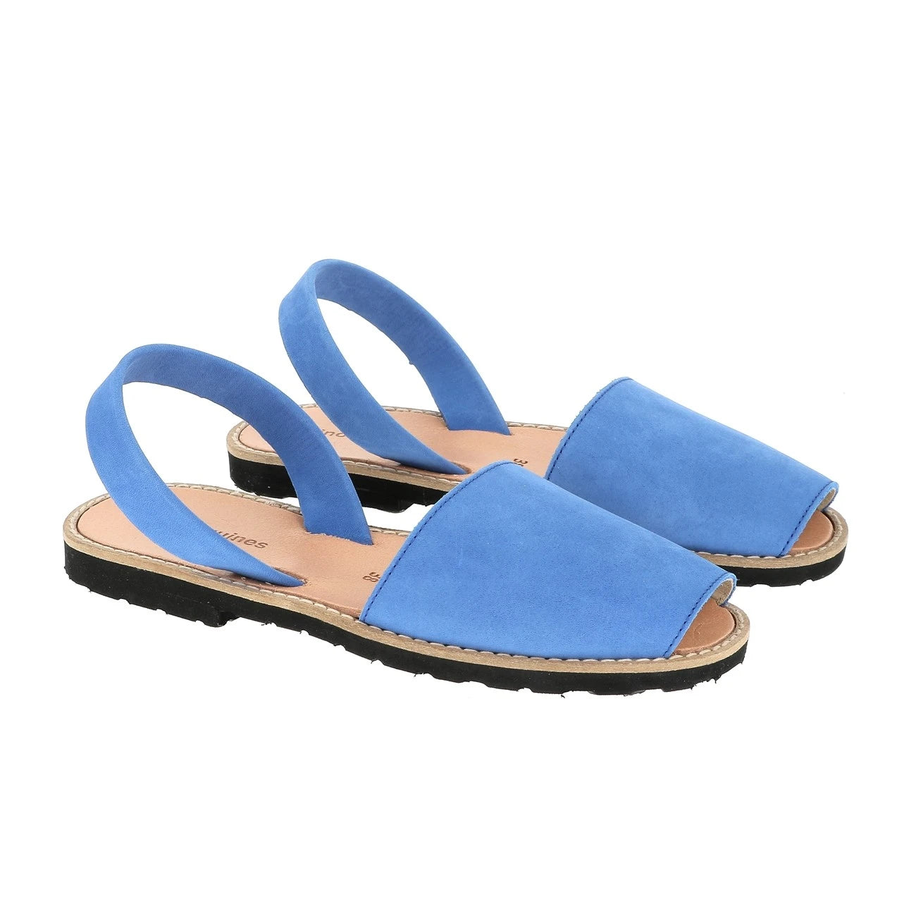 Avarca Nubuck Bleu Océan