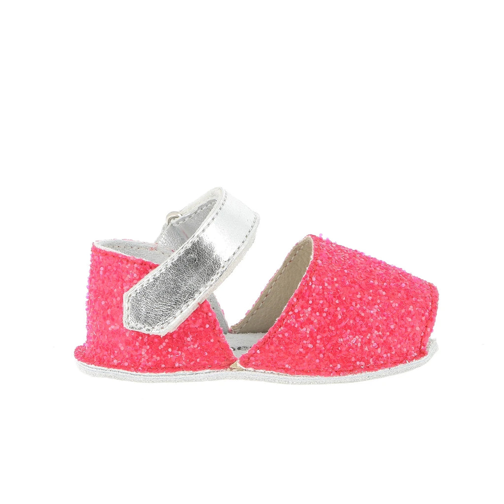 Frailera Baby Purpurina Llama Fluo Fucsia