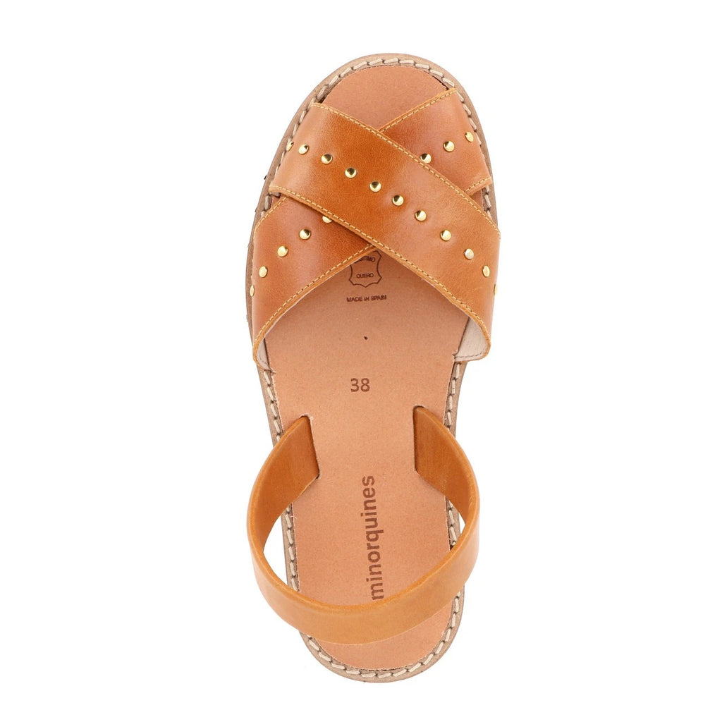 Avarca Rock Cuir Vintage Golden