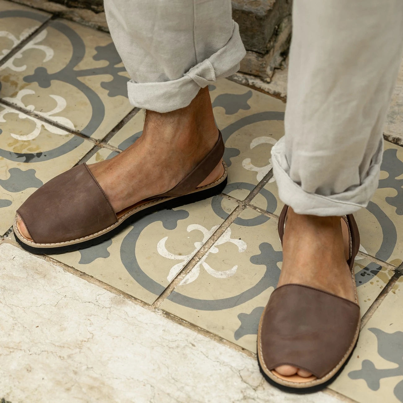 Avarca Nubuck Ebony Homme