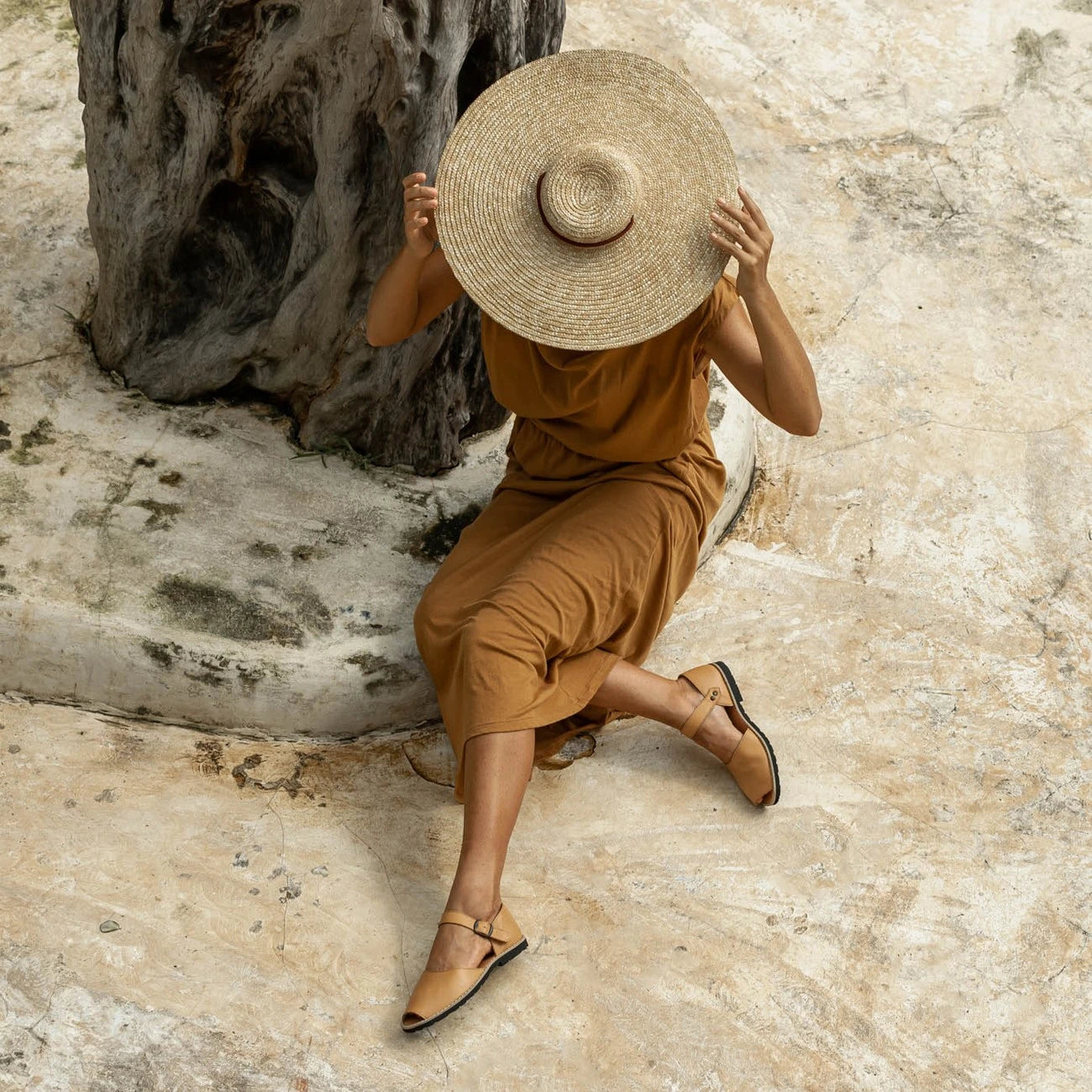 Frailera Boucle Cuir Naturel