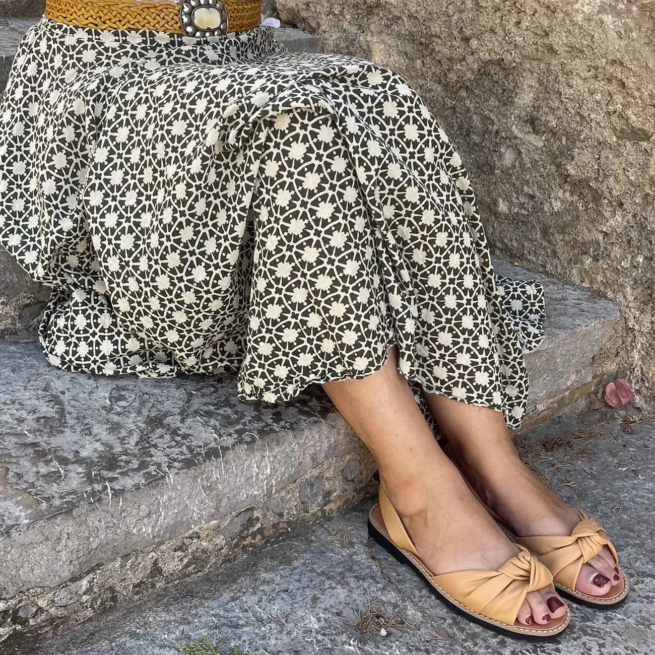 Avarca Bahia Cuir Naturel