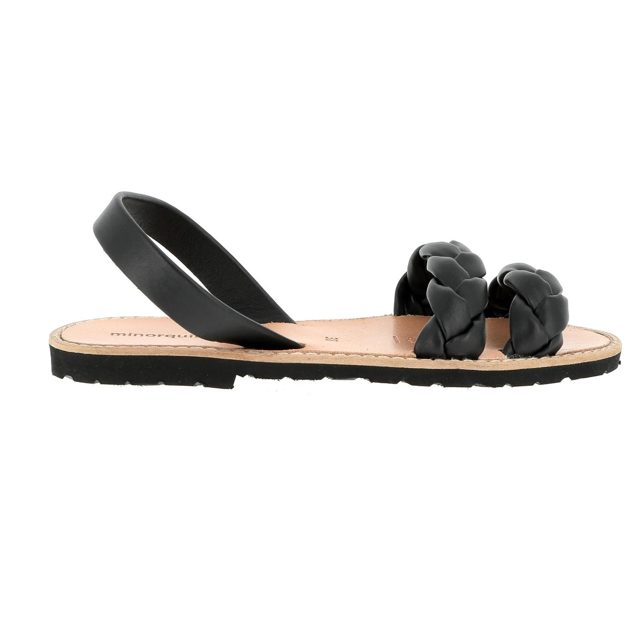 Avarca Cabrera Cuir Negro