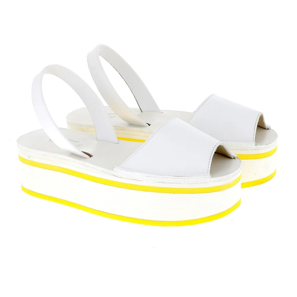 Avarca Creepers Tenis Rayado Amarillo