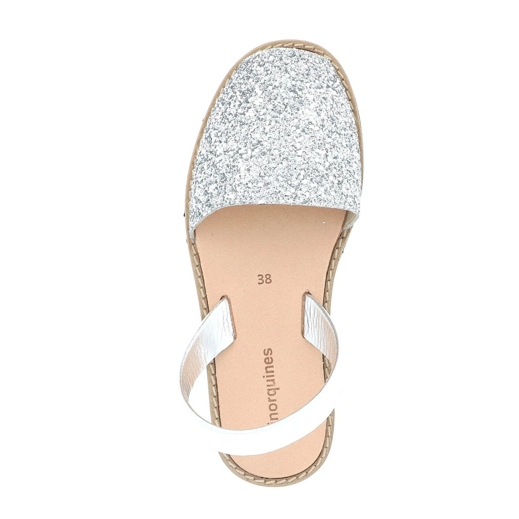 Avarca Paillettes Argent