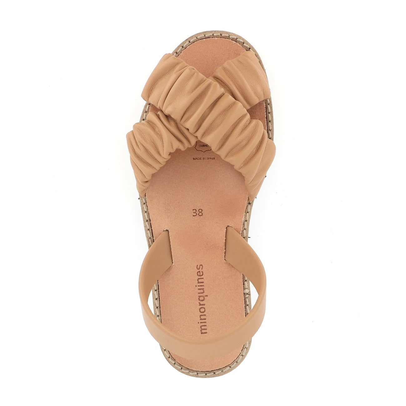 Avarca Illueca Cuir Naturel