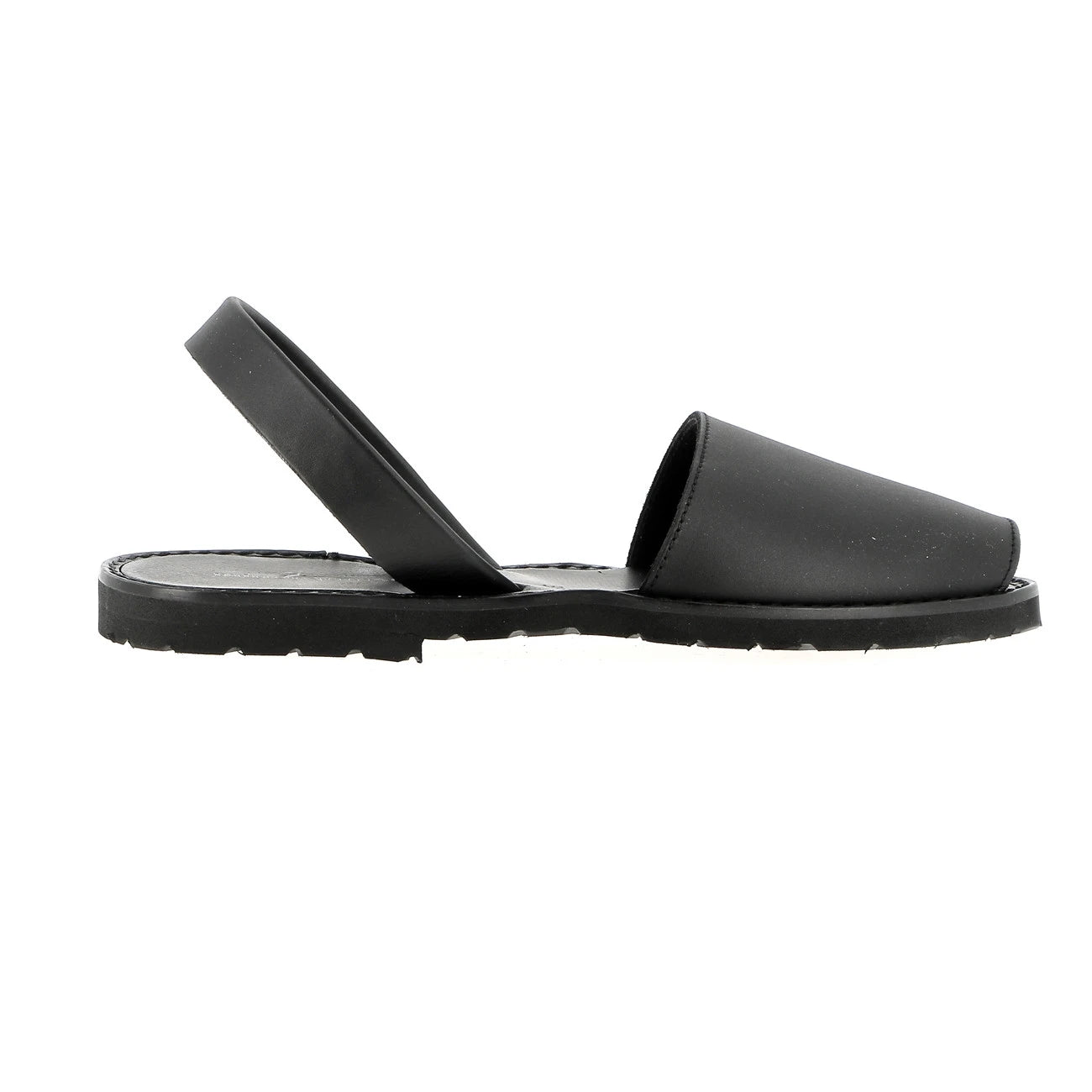 Avarca Cuero Negro (totalmente negro)