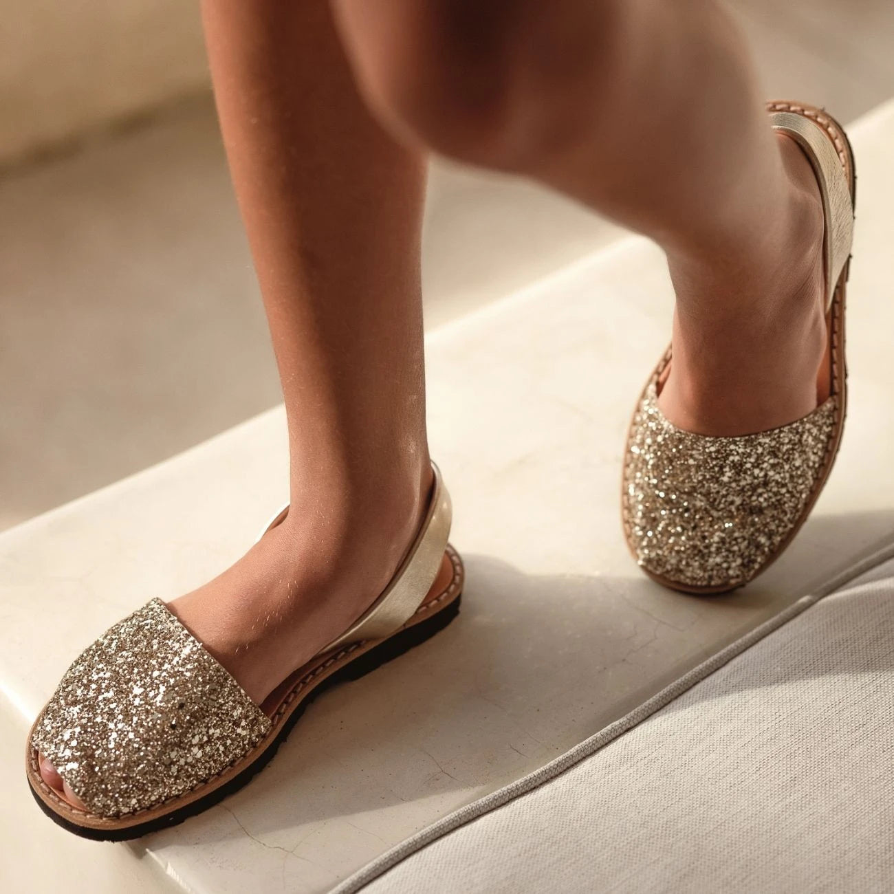 Avarca Paillettes Oro