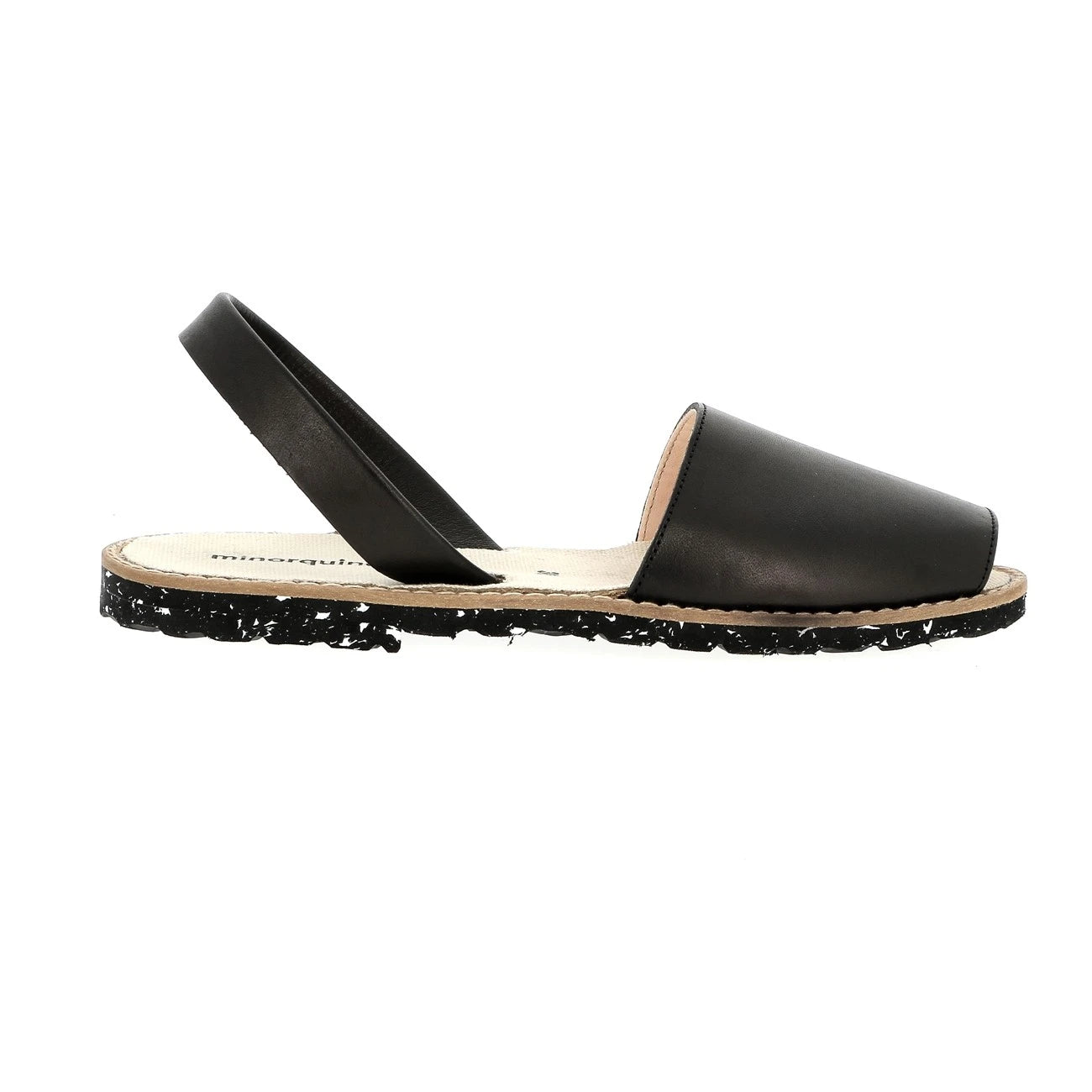 Avarca Eco Cuero Negro