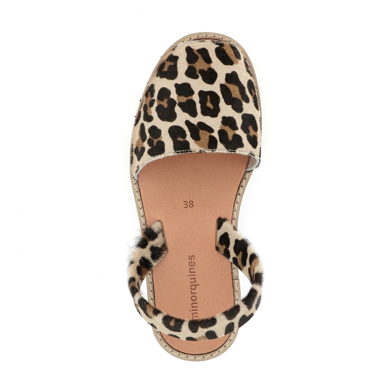 Avarca Cuero Leopardo