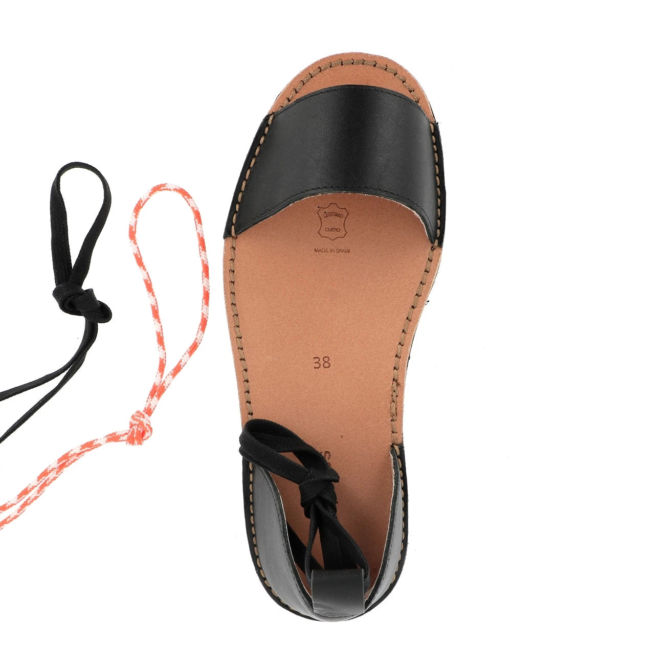 Avarca Deia Cuir Negro