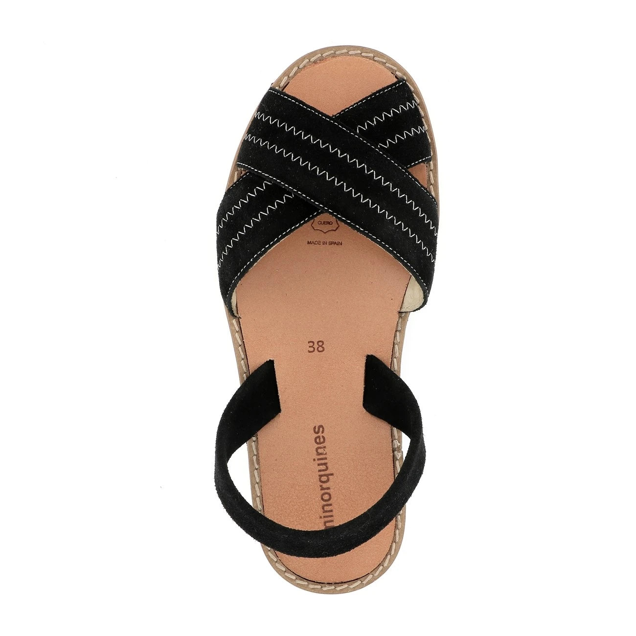 Avarca Berlin Velours Negro