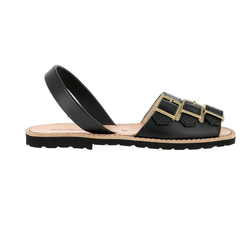 Avarca Zamora Cuir Negro