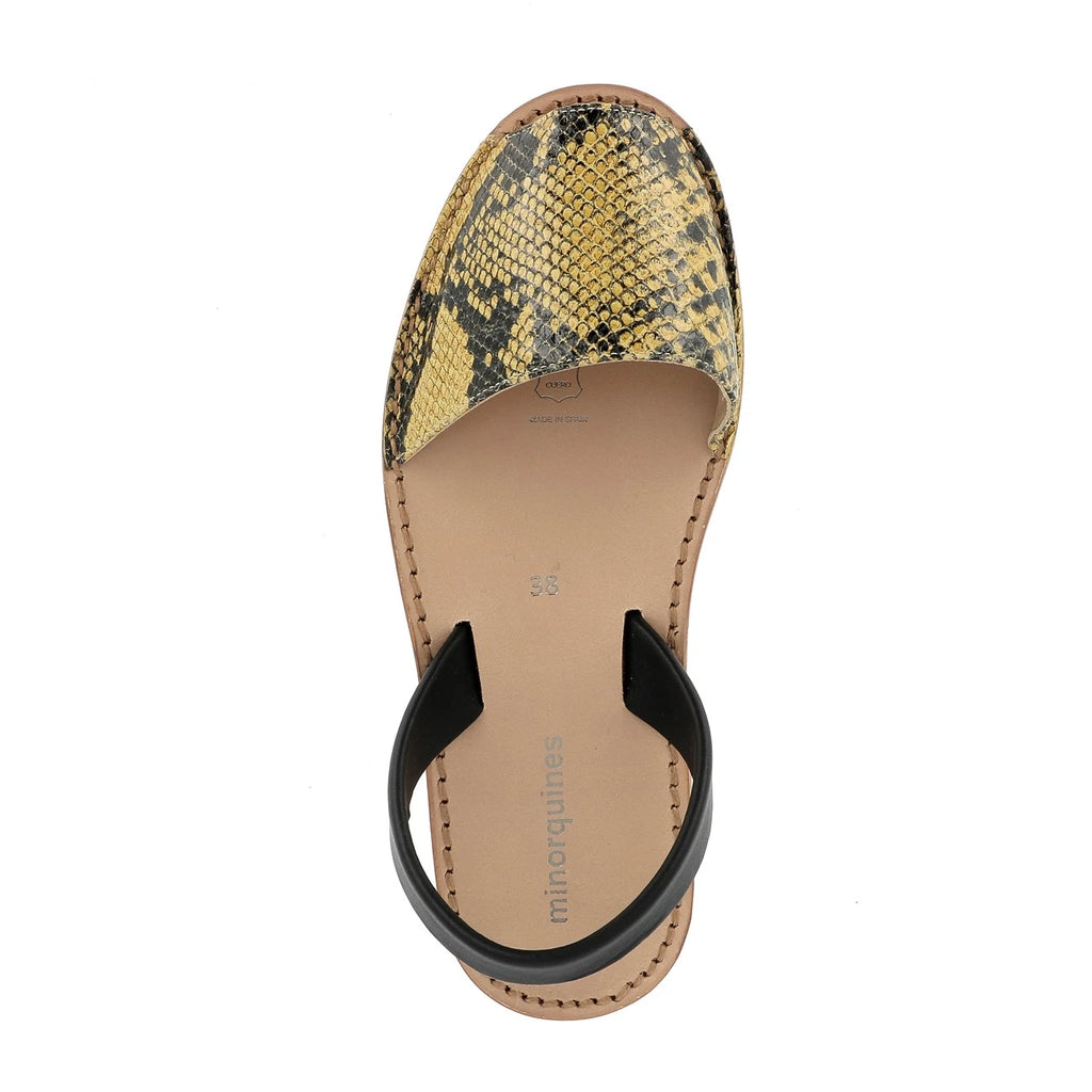 Avarca Neo Reptile Jaune