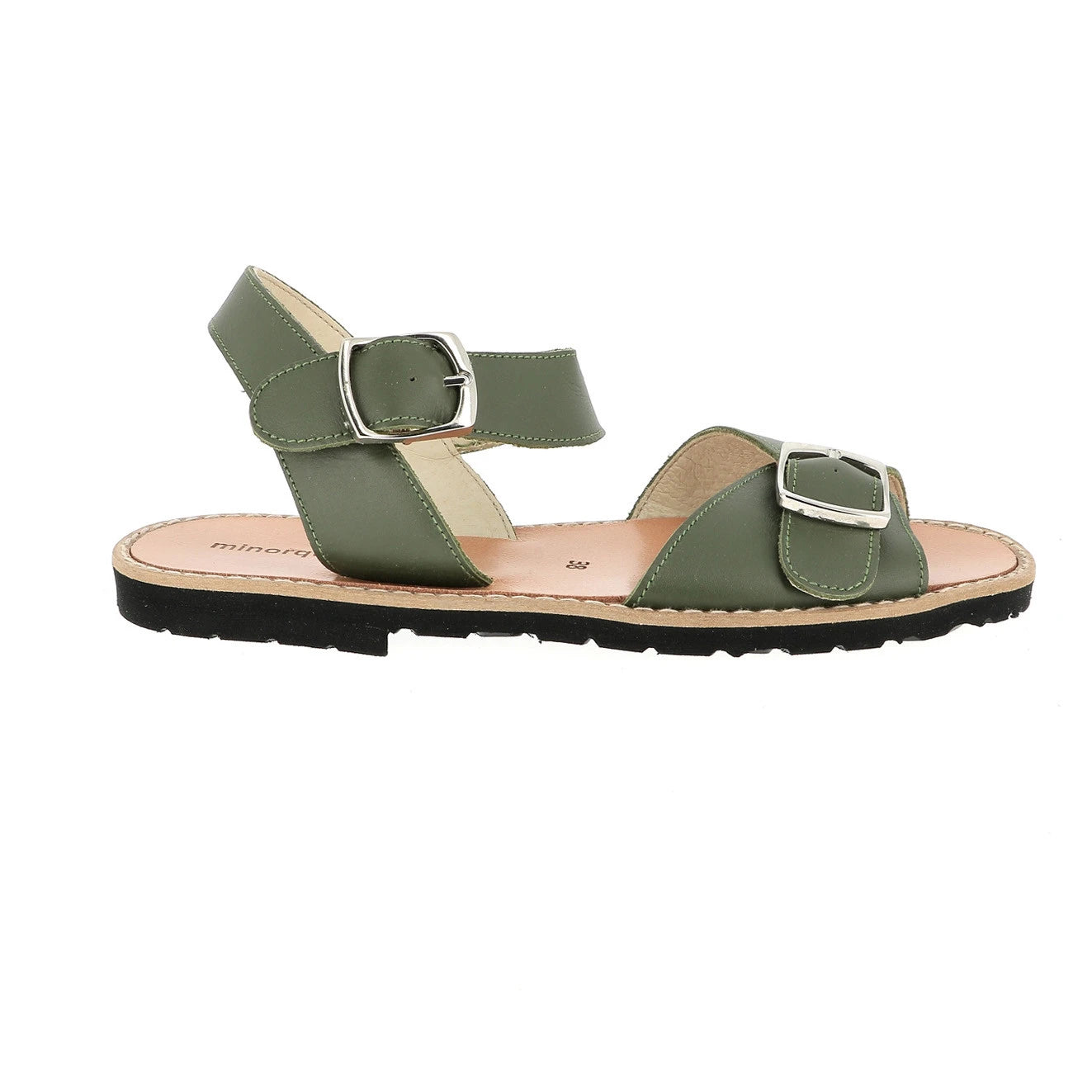 Avarca Boucle Cuir Army