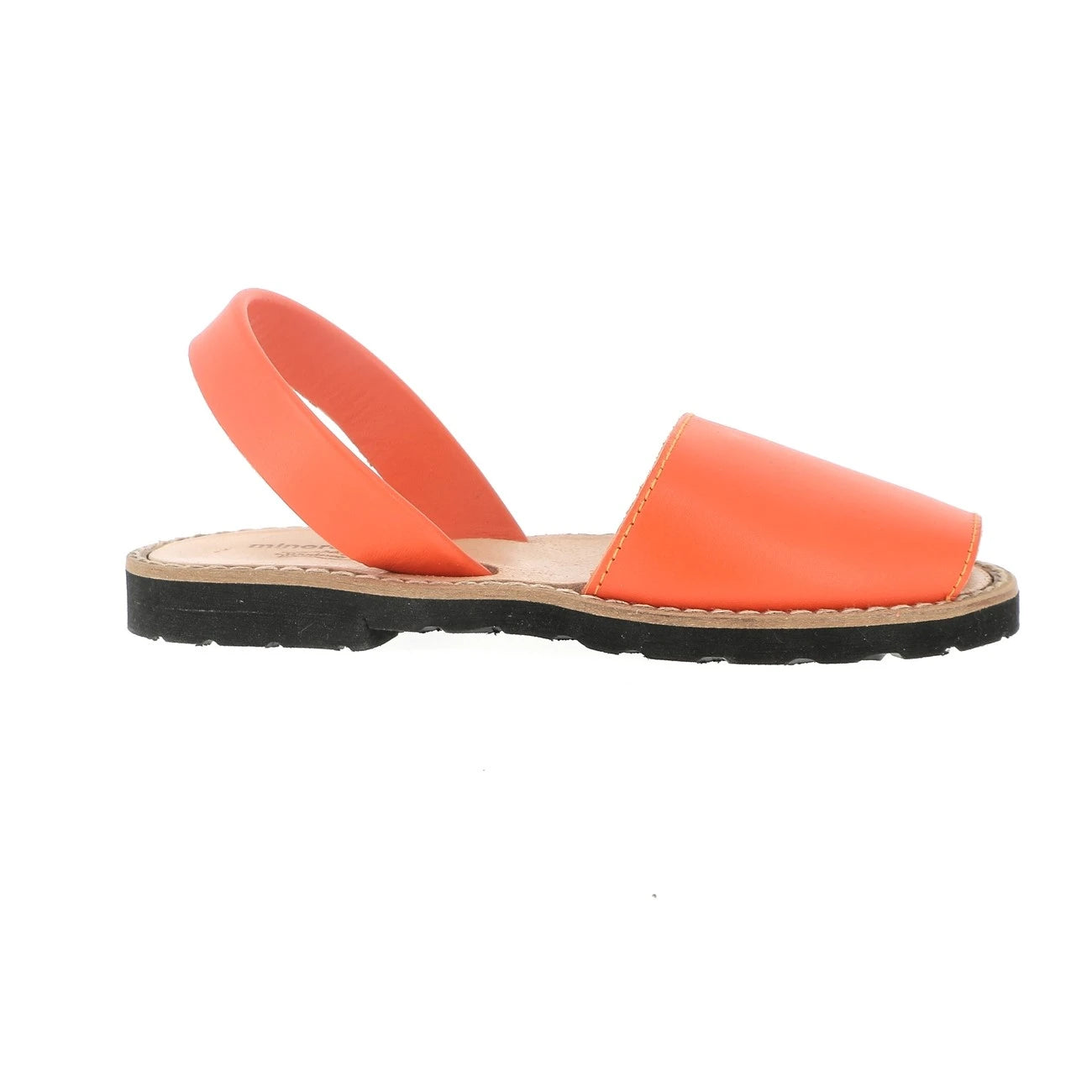 Avarca de Cuero Naranja