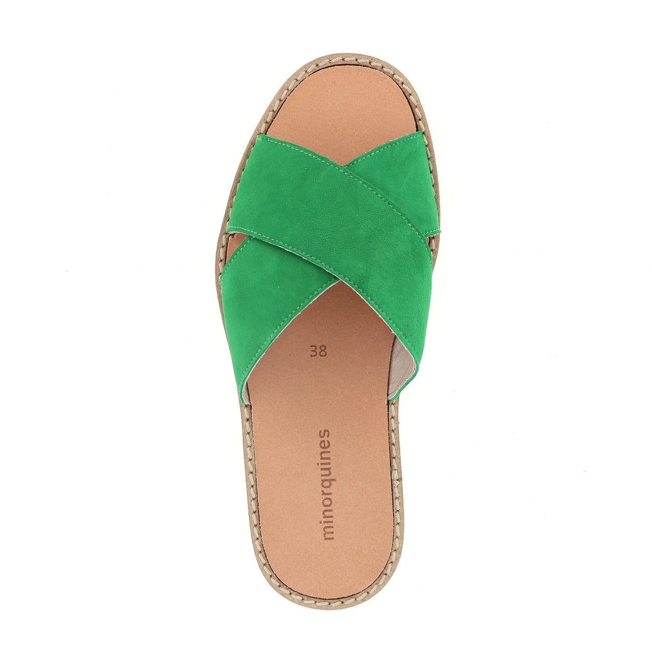 Avarca Mule Daim Cesped