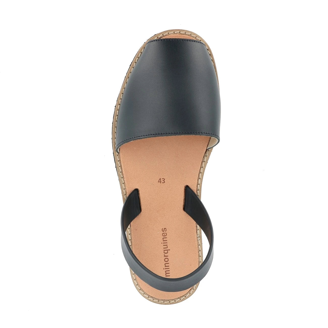 Avarca Cuir Azul Marinero Homme