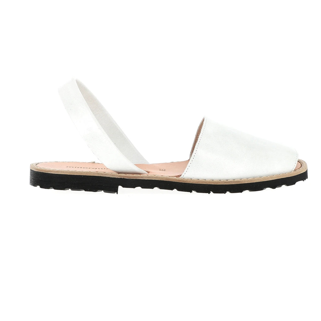 Avarca Cuir Vintage Blanco