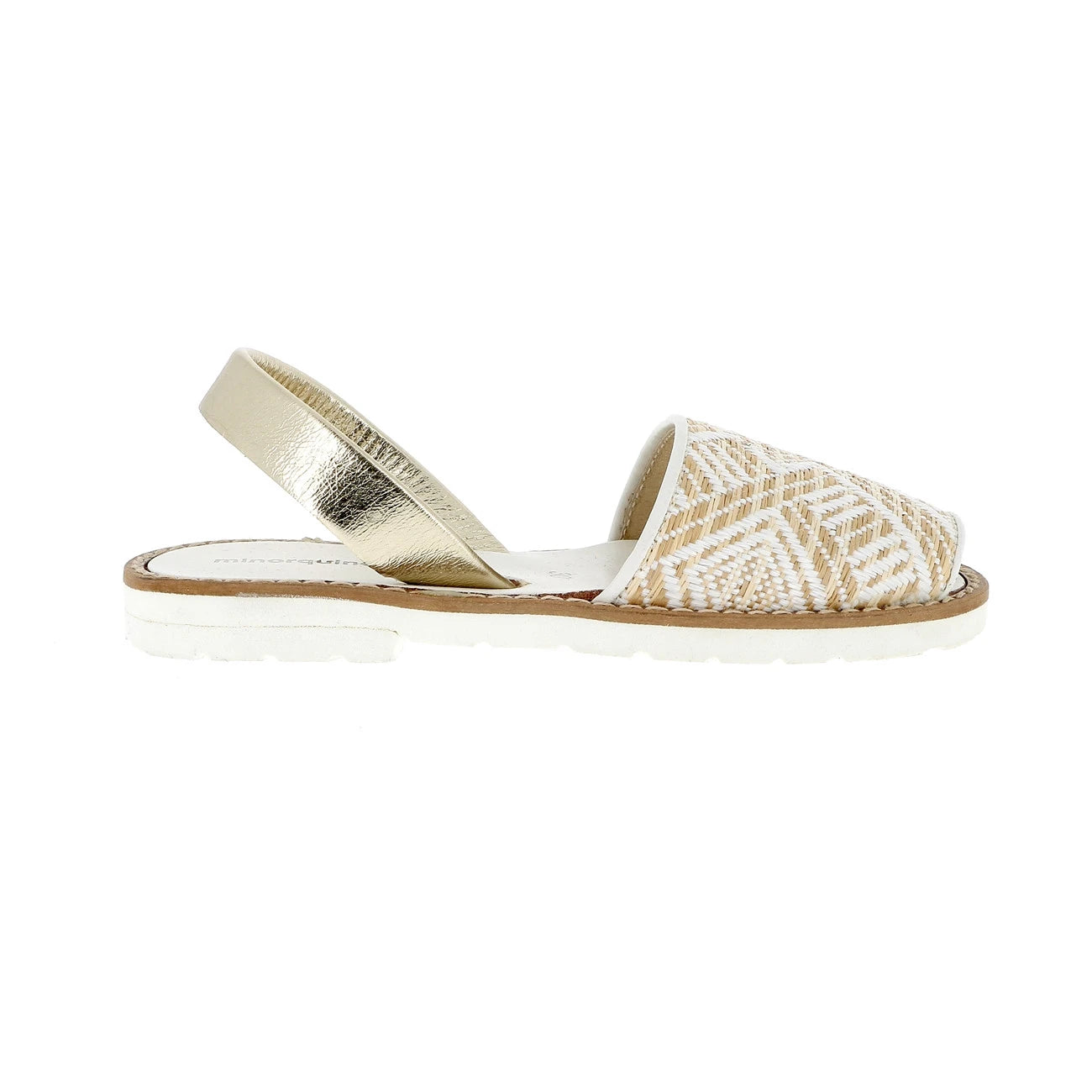 Avarca Rafia Blanco Fiesta Blanca