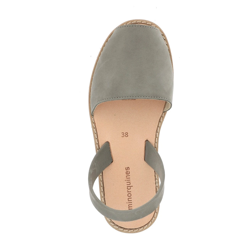 Abarca nubuck gris oscuro