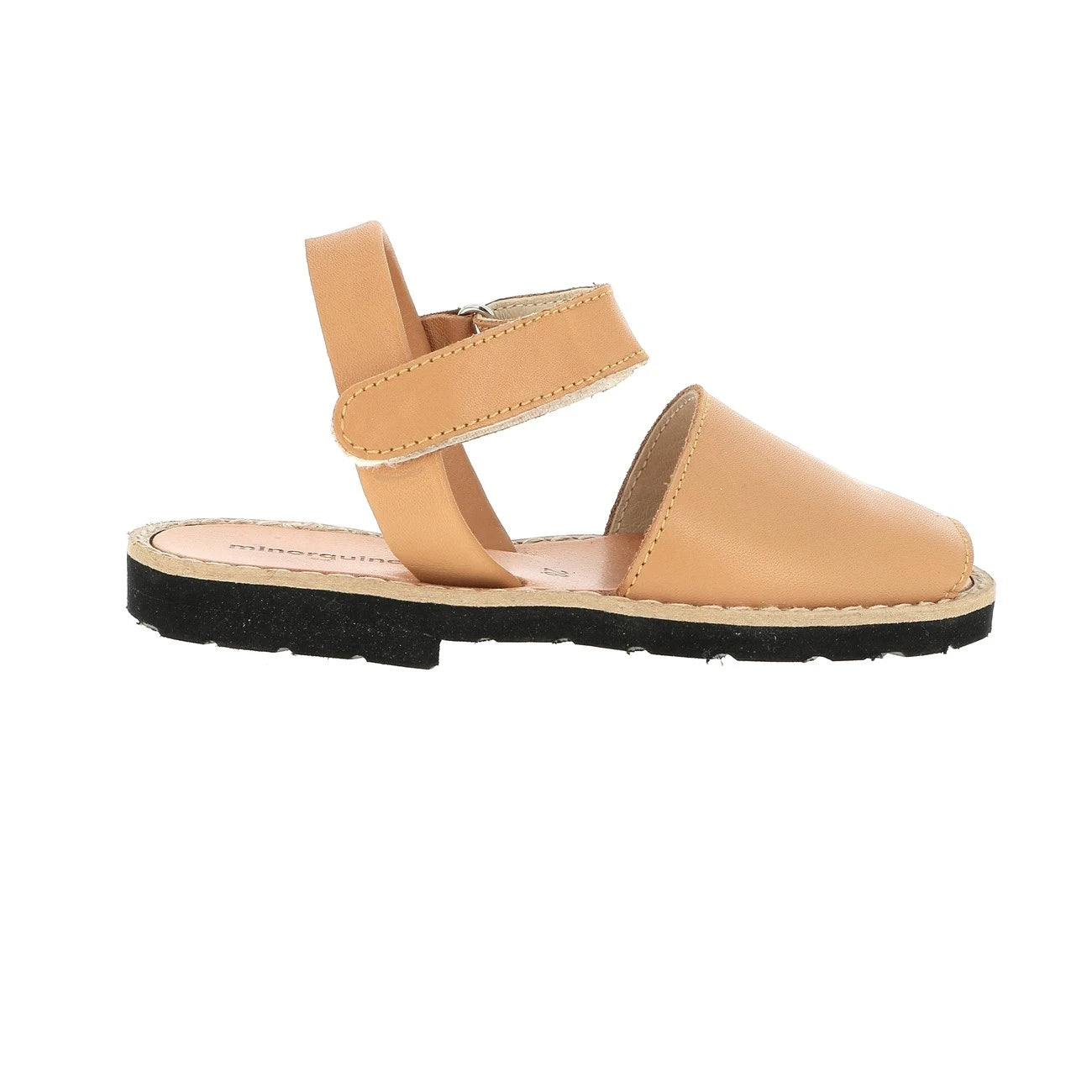 Avarca Velcro Cuero Natural