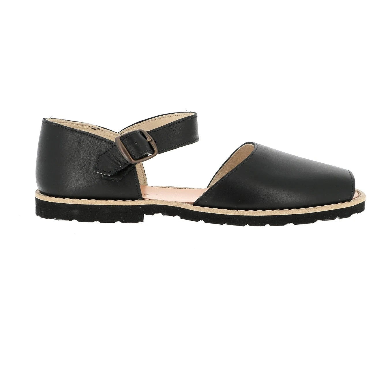 Frailera Boucle Cuir Negro