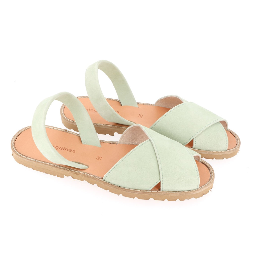 Avarca Cala Suede Cucumber